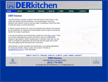 Tablet Screenshot of derkitchen.com